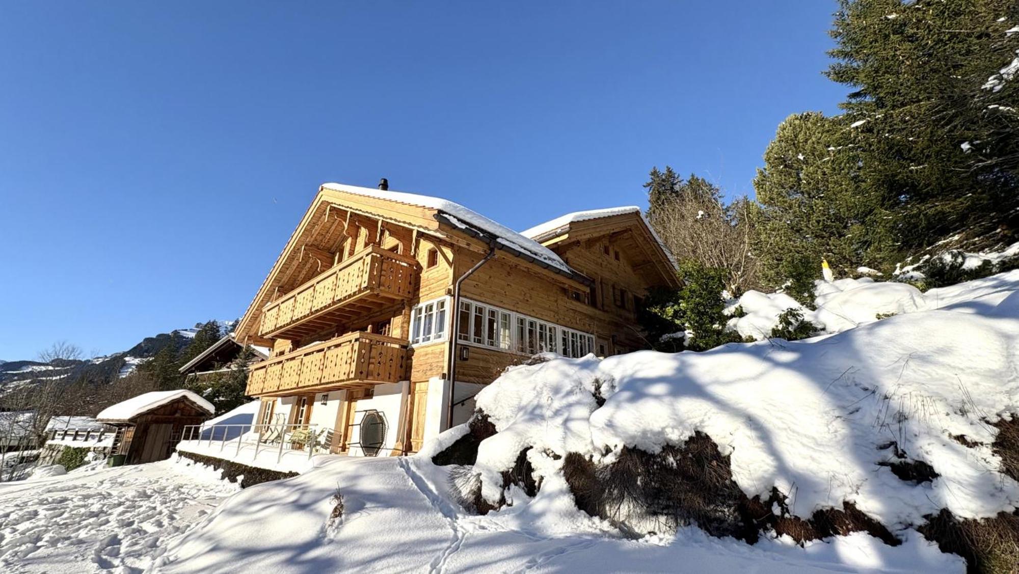 Chalet Caramelle Grindelwald Bagian luar foto
